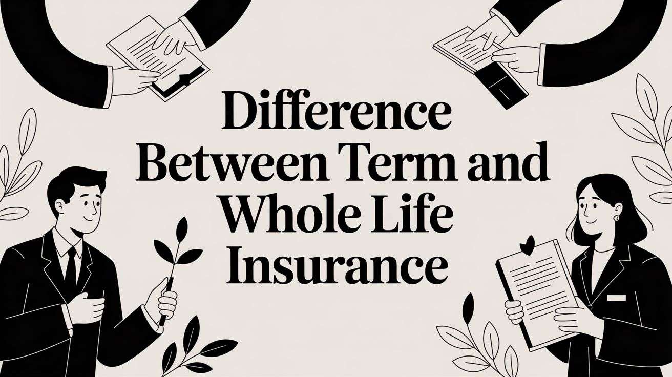Difference Between Term and Whole Life Insurance