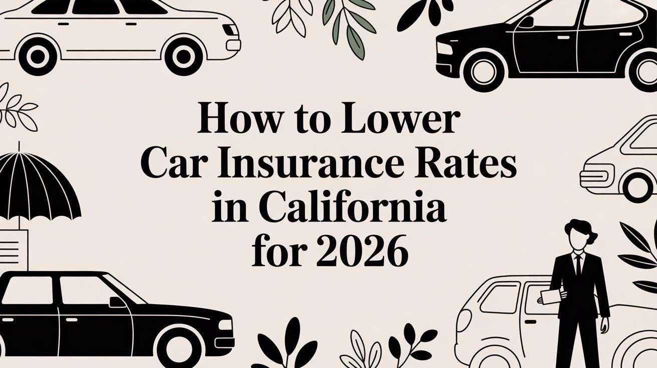 How to Lower Car Insurance Rates in California for 2026