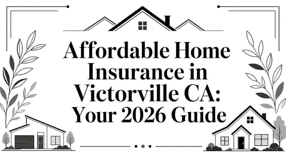 Affordable Home Insurance in Victorville CA: Your 2026 Guide