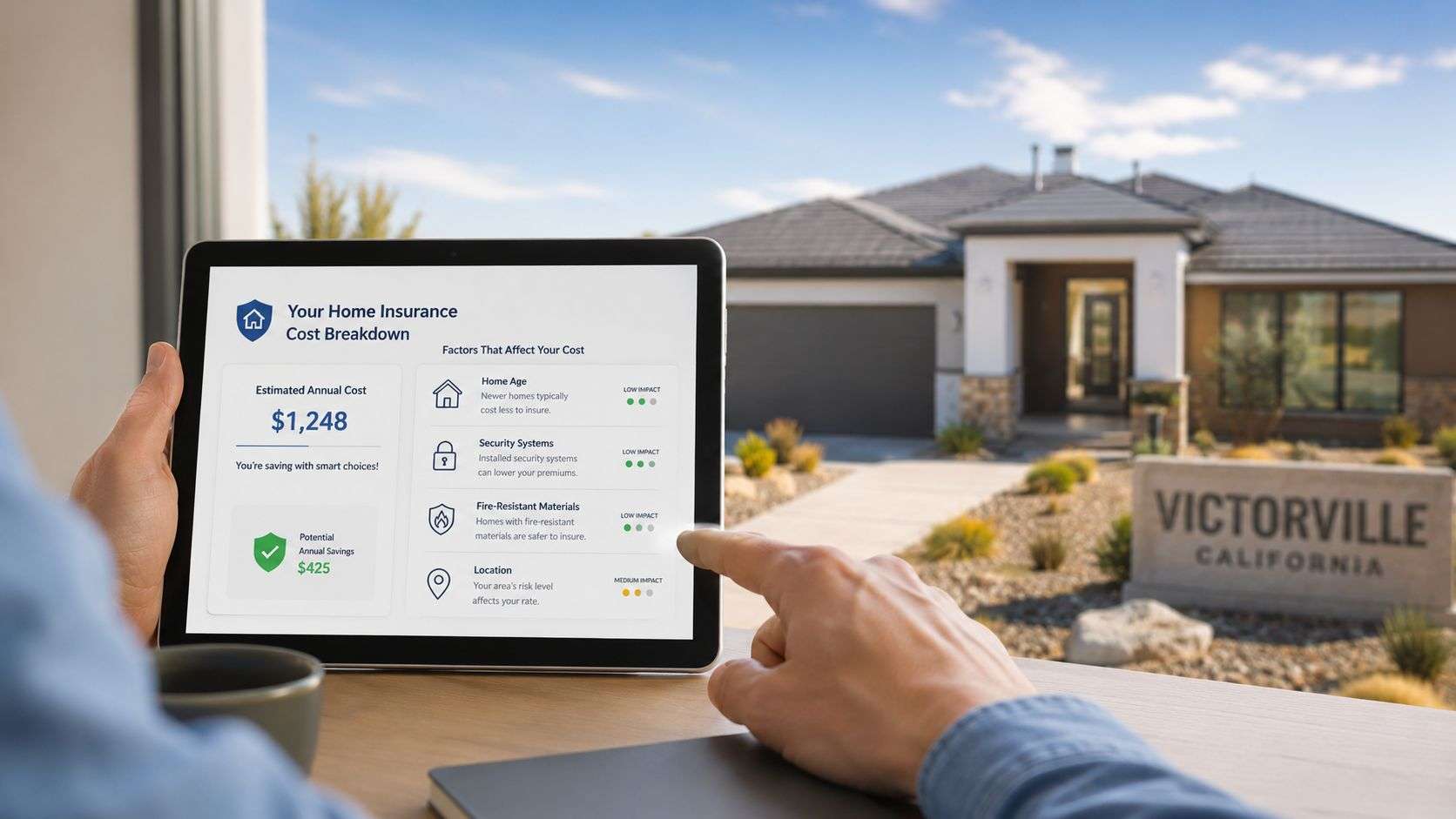 image 3 Homeowners Insurance in Victorville CA: Best Rates 2026 If you're shopping for Homeowners Insurance in Victorville CA, don't treat this like a commodity purchase. A cheap policy that leaves out the risks that matter in the High Desert can cost you far more than a higher premium ever would. The smart move is to understand what the policy does, what it leaves out, and what underwriters are looking at when they decide whether they even want the risk. Understanding Your Premium Costs and Finding Discounts