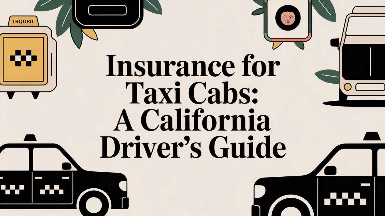Insurance for Taxi Cabs: A California Driver’s Guide