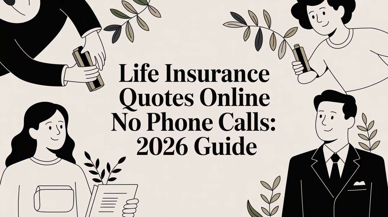Life Insurance Quotes Online No Phone Calls: 2026 Guide