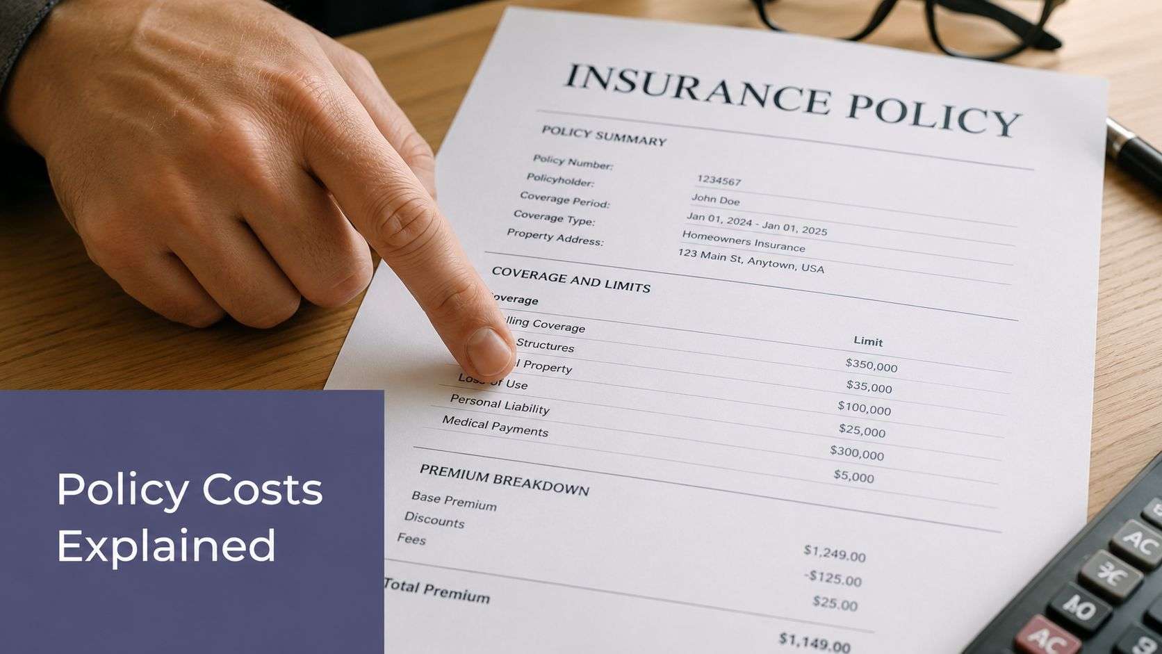 malpractice insurance for dentists victorville insurance policy Malpractice Insurance for Dentists Victorville: 2026 Guide For dentists evaluating malpractice insurance for dentists Victorville, the question isn't whether claims happen only to careless providers. It is whether your current coverage matches the way you practice in California's High Desert. A person pointing to a printed homeowners insurance policy document on a desk next to a calculator.
