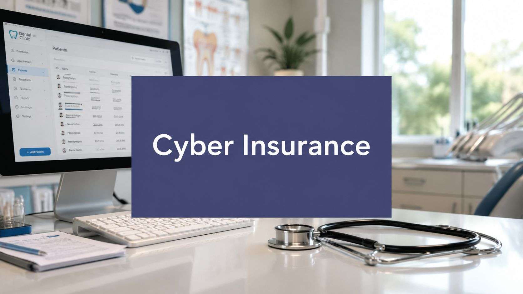 Cyber Liability Insurance for Dentists/doctors