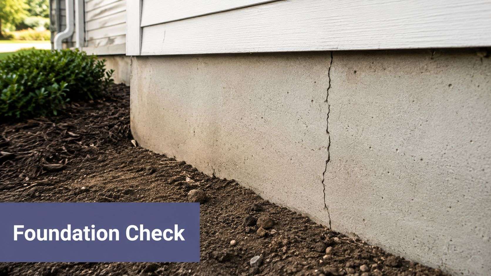 home insurance inspection checklist foundation crack Home Insurance Inspection Checklist: 8 Key Checks A practical home insurance inspection checklist turns the inspection into an evidence file. It separates conditions you can safely observe from concerns that require a licensed roofer, plumber, electrician, structural professional, or HVAC technician. It also gives you dated photographs, maintenance records, permits, and inventory details to discuss with an ISU Insurance Services agent in Victorville. A close-up view of a vertical crack in a residential concrete foundation wall needing professional inspection.